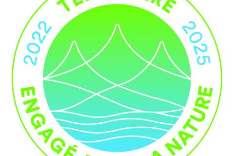 Logo circulaire et vert