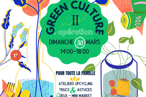 Opération Green culture au ccfv - affiche 